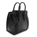 Smooth Calfskin Mini Luggage Black