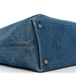 Denim Large CC Tote Dark Navy Blue