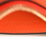 Calfskin GG Matelasse Chain Handbag Deep Orange Natural