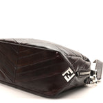 Eel Lui Medium Shoulder Bag Burgundy