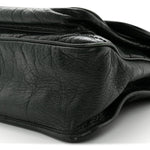 Crinkled Lambskin Matelasse Monogram Medium Niki Chain Satchel Dark Green