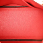 Togo Birkin 25 Rouge Pivoine