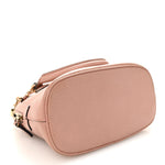 Dollar Calfskin Small GG Charm Dome Bag Soft Pink