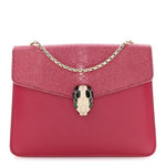 Galuchat Calfskin Serpenti Forever Crossbody Bag Pink