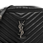 Calfskin Matelasse Monogram Lou Camera Bag Black