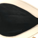 Grain De Poudre Matelasse Chevron Quilted Round Vinyle Camera Bag Crema Soft