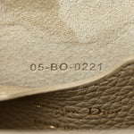 Grained Calfskin Large Bobby Flap Beige