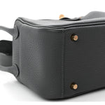 Taurillon Clemence Mini Lindy 20 Gris Misty