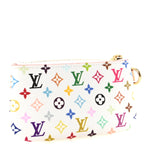 LV X TM Monogram Multicolor Phone Holder White