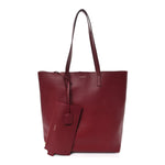 Calfskin Medium Shopping Tote Bordeaux