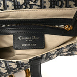 Oblique Saddle Bag Blue