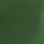 Calfskin Logo Drawstring Backpack Green