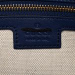 Roxy Calfskin Medium Blondie Top Handle Bag Blue Agata