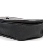 Calfskin Diamond Embossed Medium New Chic Flap Dark Grey