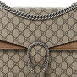 GG Supreme Monogram Medium Dionysus Shoulder Bag Taupe