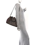 Damier Ebene Cuir Taurillon Brittany Bordeaux