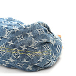 Monogram Denim Pleaty Blue