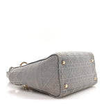 Canvas Embroidered Cannage Medium Lady D-Lite Gray
