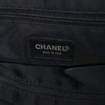 Nylon Large Travel Tote Black