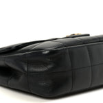 Lambskin Quilted Mini Chocolate Bar Flap Black