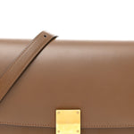 Box Calfskin Medium Classic Box Flap Bag Camel