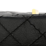 Aged Calfskin Quilted 2.55 Reissue 225 Flap Black