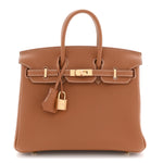 Togo Birkin 25 Gold