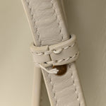 Smooth Calfskin Medium Classic Monogram Cassandra Top Handle Crema Soft Rouge Legion
