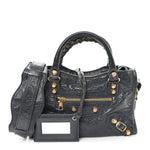 Agneau Giant 12 Gold Hardware Mini City Anthracite