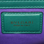 Calfskin Large Serpenti Forever Top Handle Emerald Green