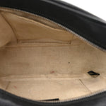 Pebbled Calfskin Small Soho Disco Bag Black