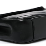 Lambskin Chevron Quilted Small LouLou Black