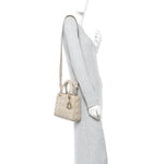 Lambskin Cannage Small My ABCDior Lady Dior Hazelnut