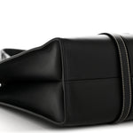 Calfskin Large Woody Tote Black