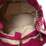 Cellarius Calfskin Medium Soho Chain Shoulder Bag Bright Bouganville