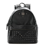 Nylon Monogram Studded Stark Medium Backpack Black