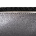 Lambskin Camellia Embossed Wallet on Chain WOC Black