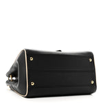 Grained Calfskin Monogram Double V Black