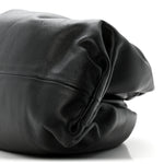 Smooth Butter Calf The Pouch Oversized Clutch Black