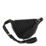 Calfskin Quilted New Wave Bumbag Black