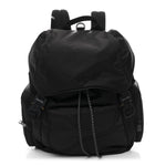 Nylon Saddle Backpack Black