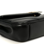Lambskin Chevron Quilted Mini Loulou Black