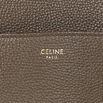 Soft Grained Calfskin Sangle Bucket Bag Taupe