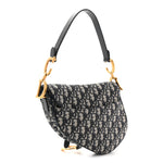 Oblique Saddle Bag Blue
