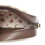 GG Supreme Monogram Web Neo Vintage Shoulder Bag Beige New Acero Crop