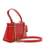 Box Calfskin Antigona Vanity Bag With Chain Vermillon