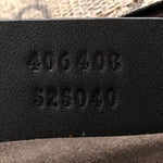 GG Supreme Monogram Medium Flat Messenger Bag Beige Brown