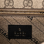 X GUCCI GG Supreme Monogram Medium Hourglass Top Handle Bag Beige Ebony