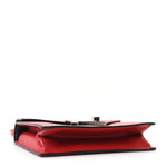 Saffiano Lux Sound Shoulder Bag Fuoco Lacca