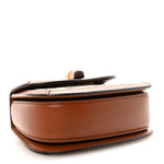 New Canvas Charisma Calfskin Crystal GG Monogram Small Bamboo 1947 Top Handle Bag Camel Ebony